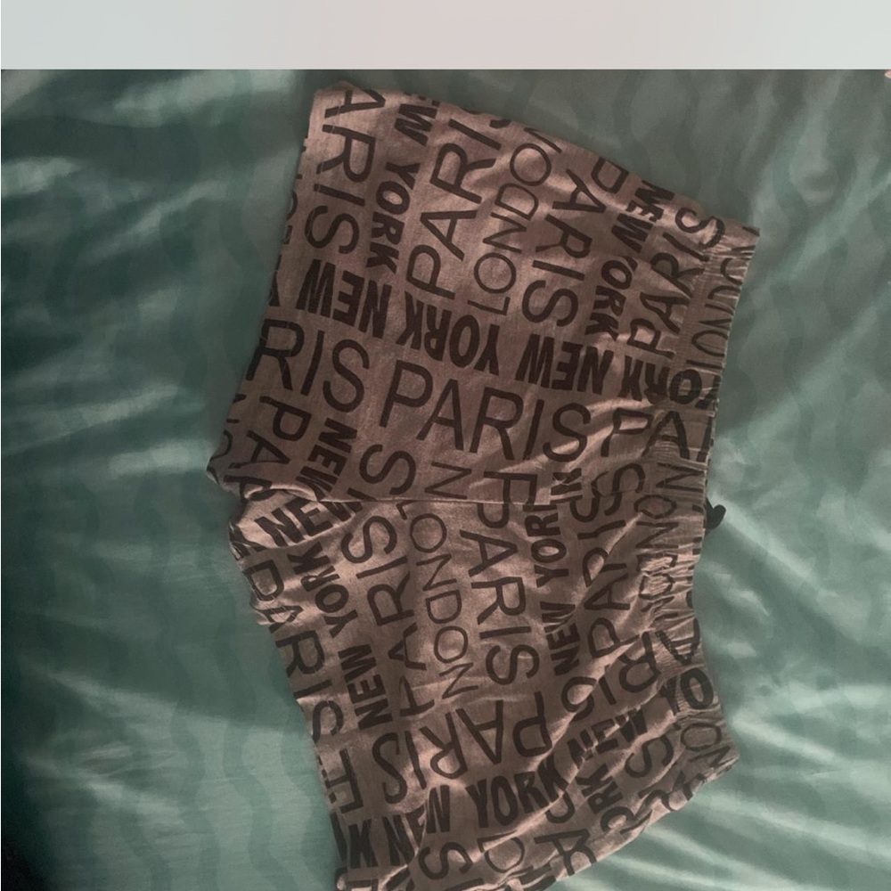 City Print Gray Lounge Shorts